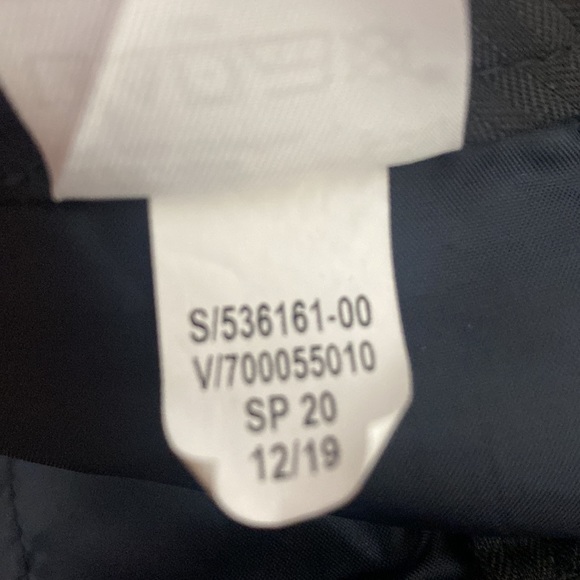 Banana Republic Women Avery Pant Size 4 Navy Red Straight Fit Patterned Mid Rise - Picture 13 of 13